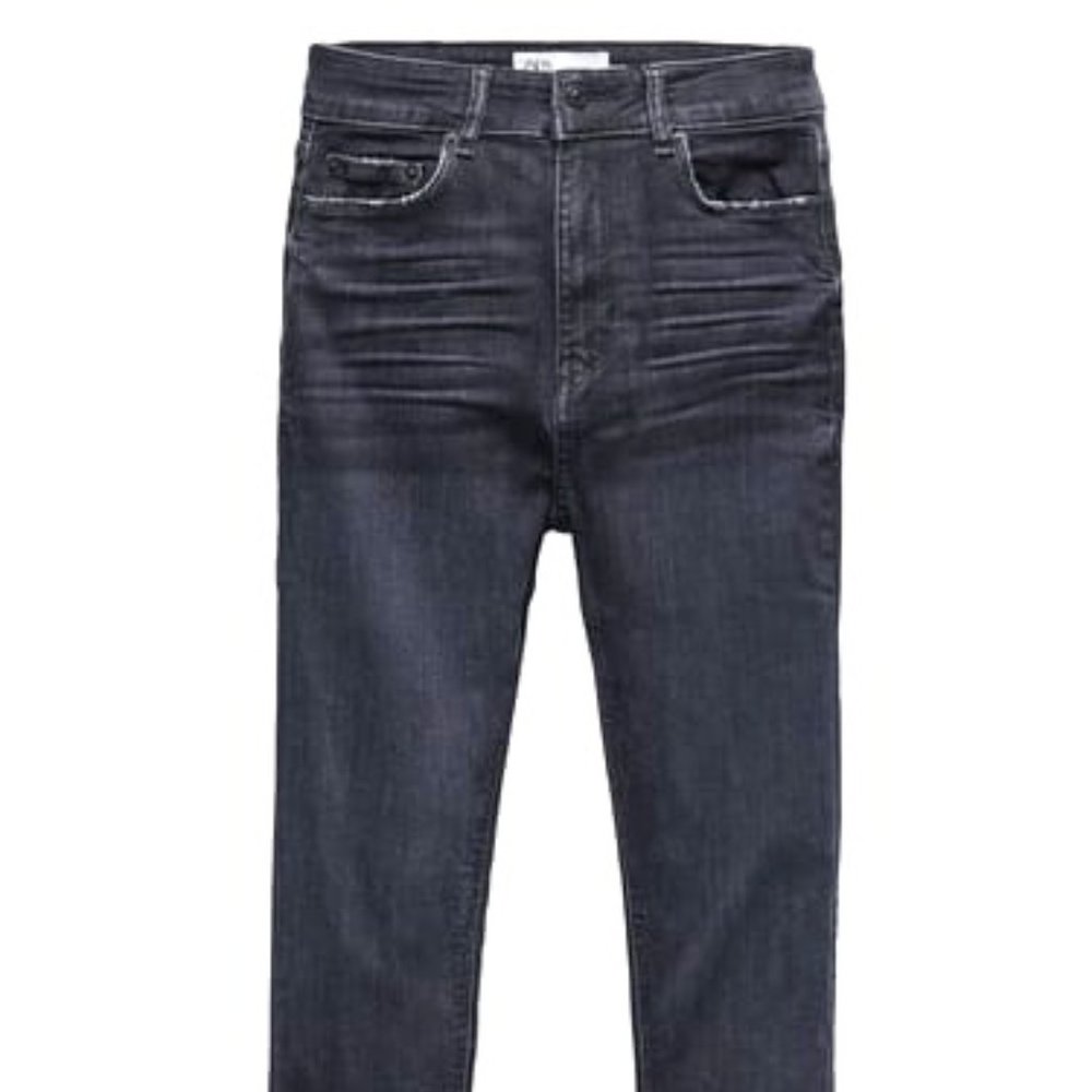 NWT ZARA Premium - High Waist Black Jeans